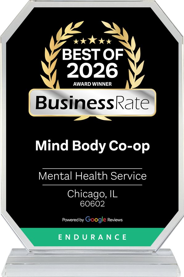 BusinessRate Best of 2026 Award Winner – Mind Body Co-op, Mental Health Service, Chicago IL 60602